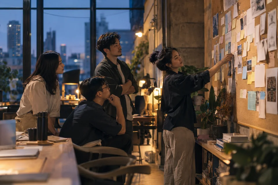 A product team reviewing feedback after a release